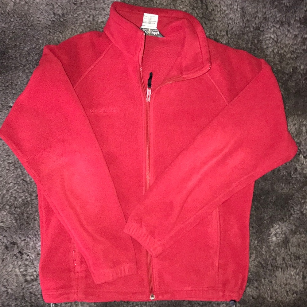 Columbia fleece zip up jacket. GUC